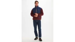 Marmot Wiley Polartec 1/2 Zip - Men's -Marmot Camping Shop opplanet marmot wiley polartec 1 2 zip mens arctic navy port royal 2xl m13191 20736 xxl av 2