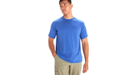 Marmot Windridge Short Sleeve - Men's -Marmot Camping Shop opplanet marmot windridge short sleeve mens trail blue small m14154 21538 s main